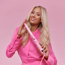 Mermade Hair Spin Rotating Curling Wand - Pink