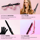 Mermade Hair Spin Rotating Curling Wand - Black