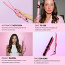 Mermade Hair Spin Rotating Curling Wand - Pink