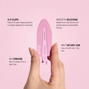 Mermade Hair Jumbo No-Crease Clips-pink
