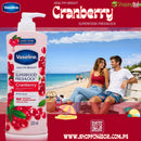 VASELINE- Healthy Bright (Cranberry) SUPERFOOD FRESHLOCK 2X UV Lotion 100ml