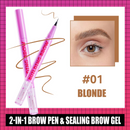 MlSmile 2in1 Brow Pen and Sealing Brow Gel Purple