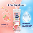 Vaseline Super Food Freshlock Peach Whitening Body Lotion Peach Scent 100ml