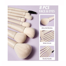 Shikla Pro Core Brush Set - 8 Pieces