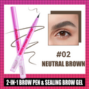 MlSmile 2in1 Brow Pen and Sealing Brow Gel Purple