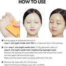 VT COSMETICS Vita-Light Reedle Shot 100 2-Step brightening Hydrogel Mask 34.5g