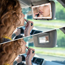 Sun Visor Vanity Mirror With Lights For Car