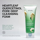 ANUA heartleaf succinic moisture cleansing foam 150ml