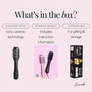 Mermade Ionic Blow Dry Brush-Black