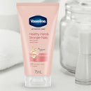 Vaseline Hand Cream for Very Dry Hands, Intensive Care Healthy Hands Stronger Nails Cream 75 ml