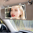 Sun Visor Vanity Mirror With Lights For Car