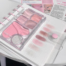 GEGE BEAR 6 Shade Eyeshadow Palette - #02 Strawberry Mood