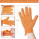 Ibeauty Exfoliating Bath Gloves-Orange