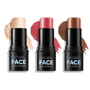 MLSMILE 3 Piece Cream Contour Stick Makeup Kit, Create Face Contour, Highlighter Bar, Blush Stick for Sculpting Cheeks, Bronzer Contour Sticks, Make-up Set 6g