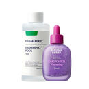 EQQUALBERRY Bakuchiol Plumping Serum 30ml + Swimming Pool Toner 155ml Set