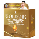 Precious Skin GOLD 24K ANTI-MELASMA WHITENING COLLAGEN FACIAL SOAP ANTI DARK SPOT 60g