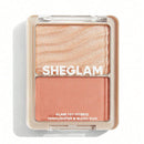 SHEGLAM Glam 101 Hybrid Highlighter & Blush Duo-St. Tropez Blush Highlighter Powder Palette