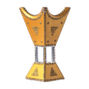 Royal incense burner hail Gold Extra Large 33CM