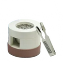 Tropic trading Circular Hair incense Burner White