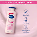 Vaseline Healthy Bright Body Lotion 400ml, Daily Brightening Body Moisturizer with Sunscreen for Dry Skin, Lotion for Non-Greasy Glowing Skin
