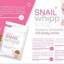 Snail White Whipp Soap Intensive Whitening Soap x 10 Body White 120g