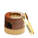 Tropic trading Circular Hair incense Burner Brown