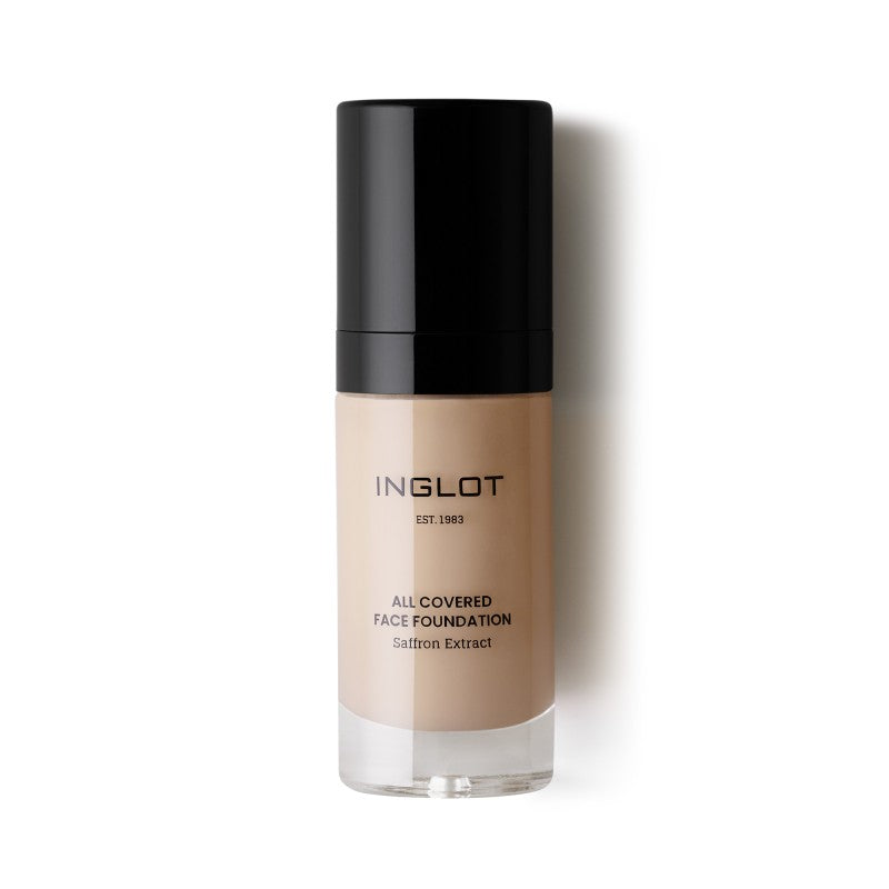 Inglot all covered face foundation saffron extract - 30ml