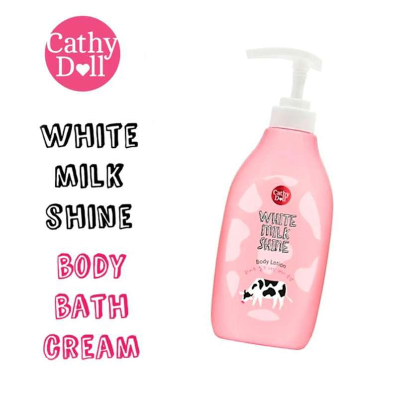 Cathy Doll White Milk Shine Body Bath Cream 450ml