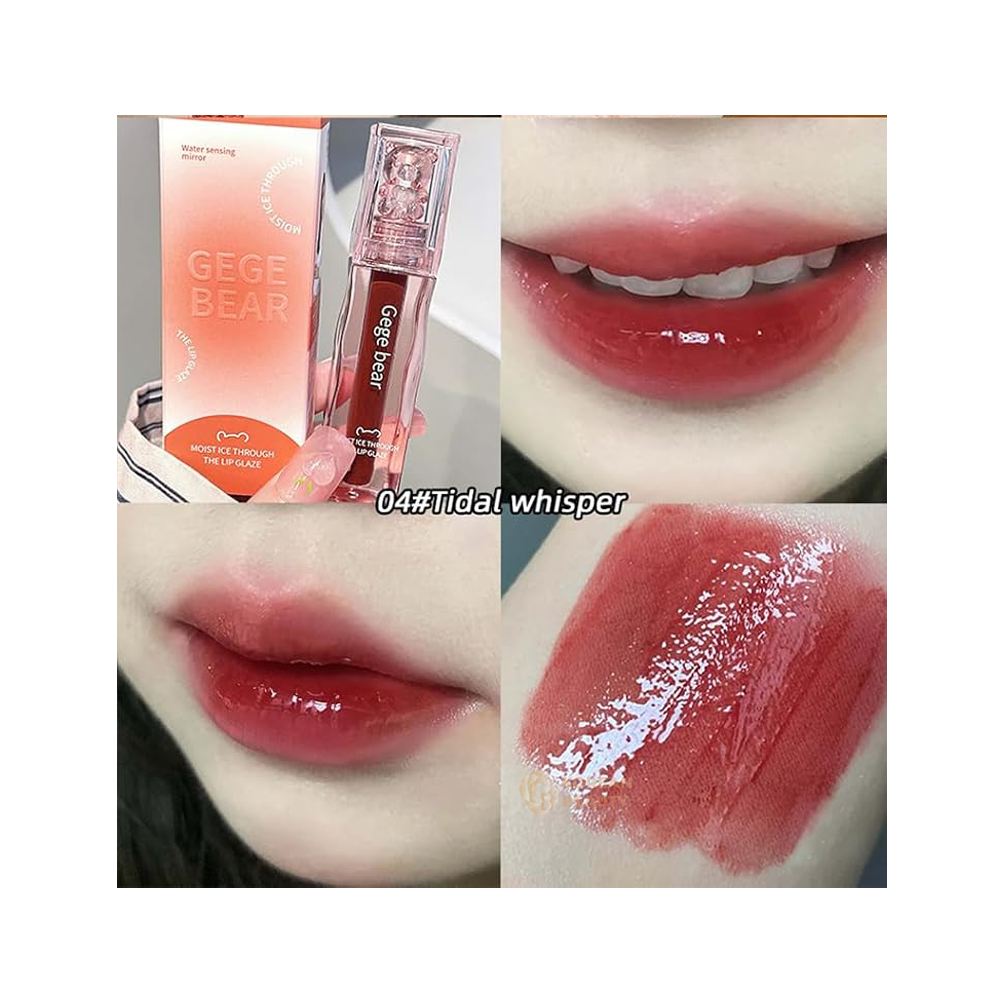 GEGE BEAR Moist ice through the lip Glaze 3g