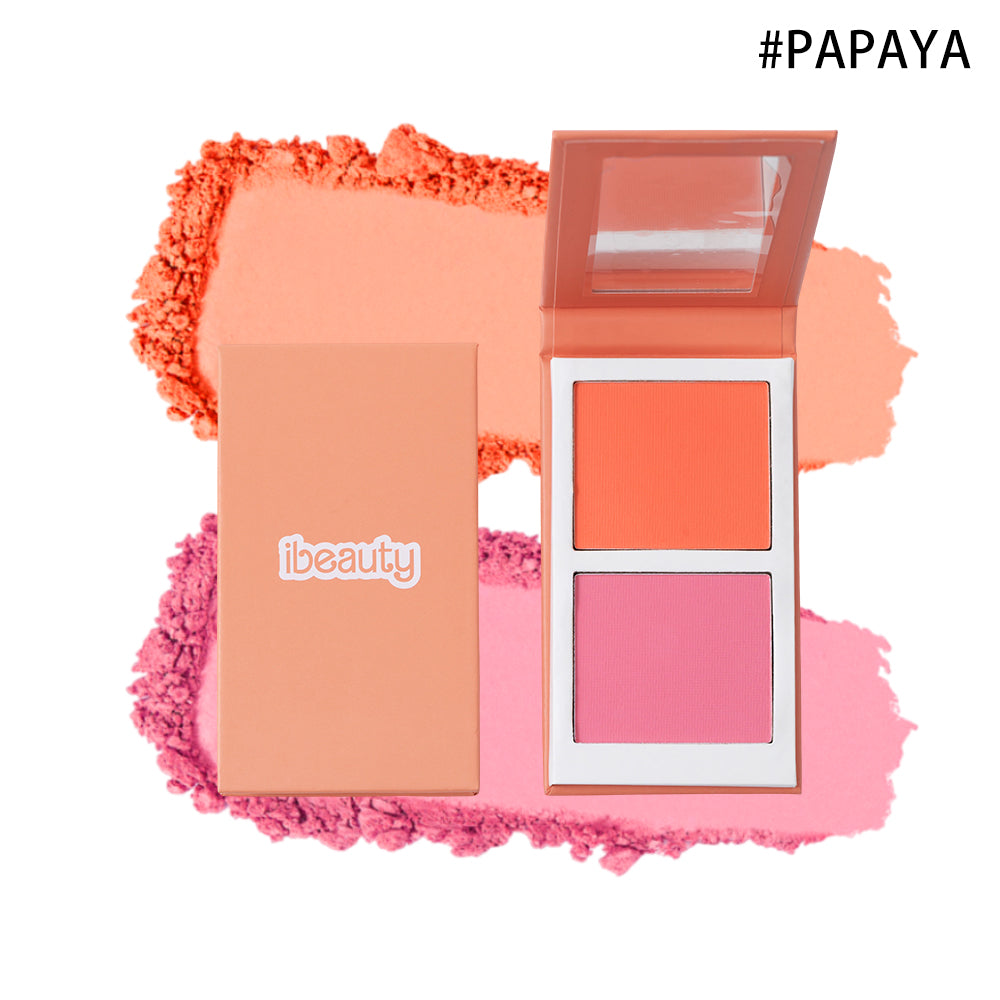 Ibeauty Powder Blush Duo Palette 8g
