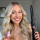 Mermade Hair Spin Rotating Curling Wand - Black