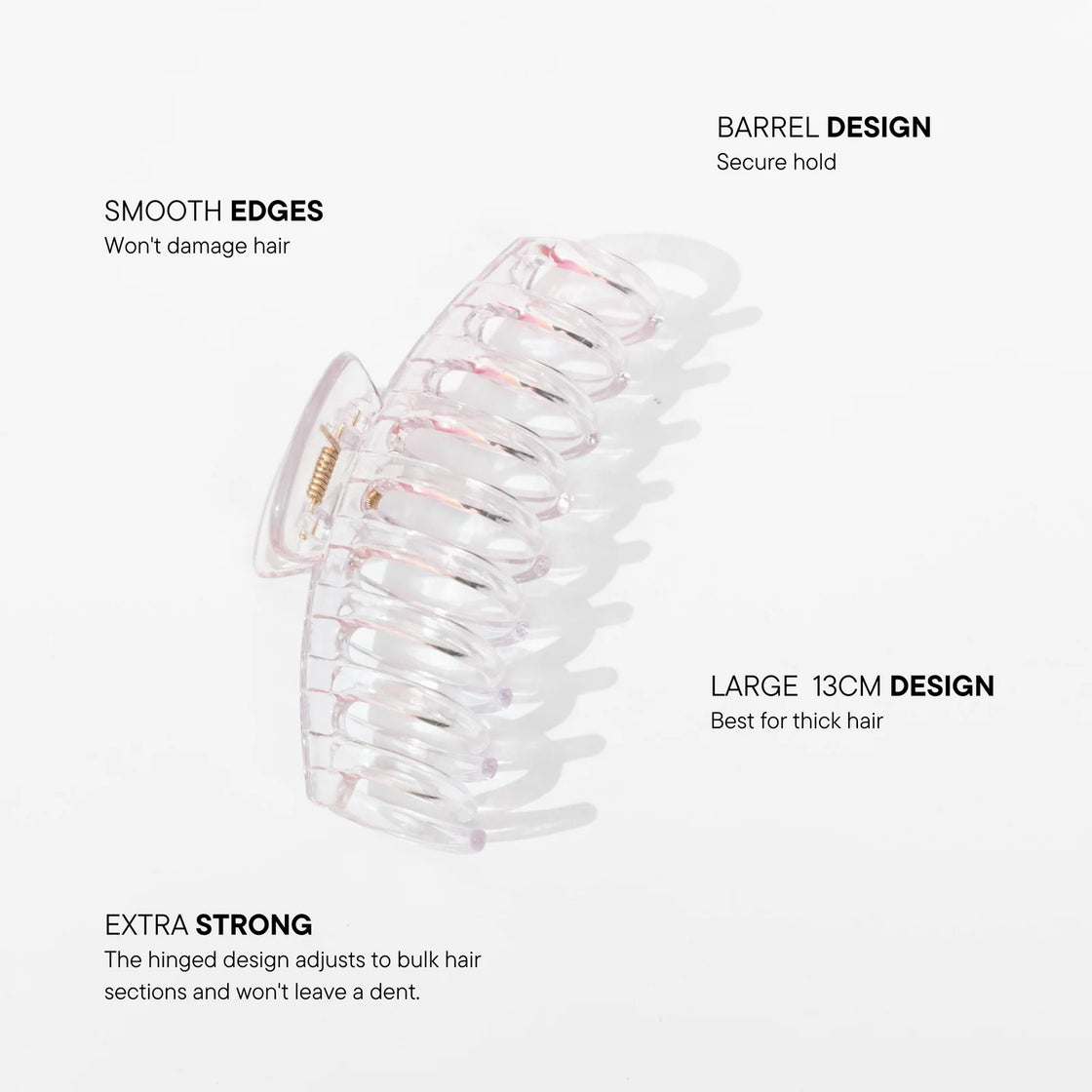 Mermade The '90s Claw Clip-Clear
