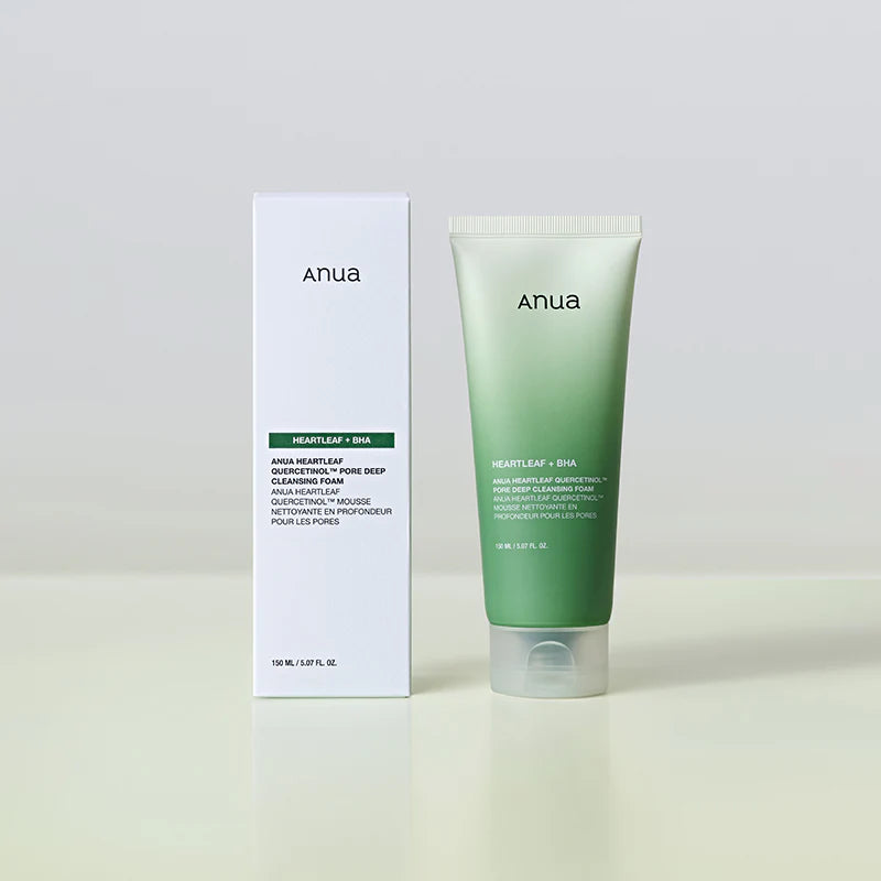 ANUA heartleaf quercetinol pore deep cleansing foam 150ml