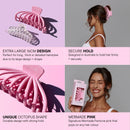 Mermade Hair Octopus Claw Clip-pink
