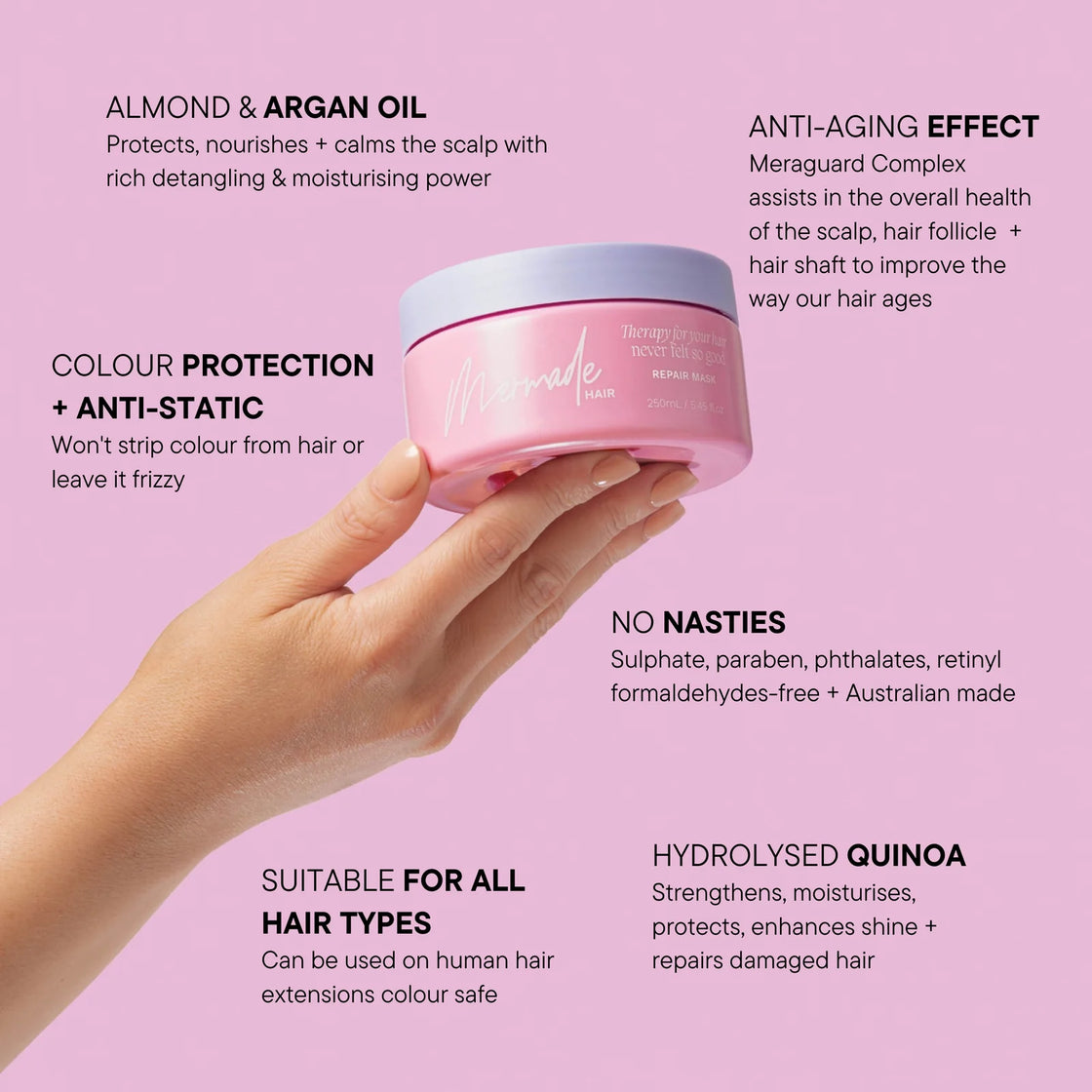 Mermade Hair Mask Treatment 250ml