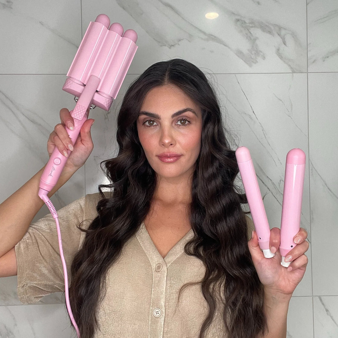 MERMADE HAIR Interchangeable Style Wand - Pink - 4046