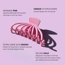 Mermade Hair Octopus Claw Clip-pink