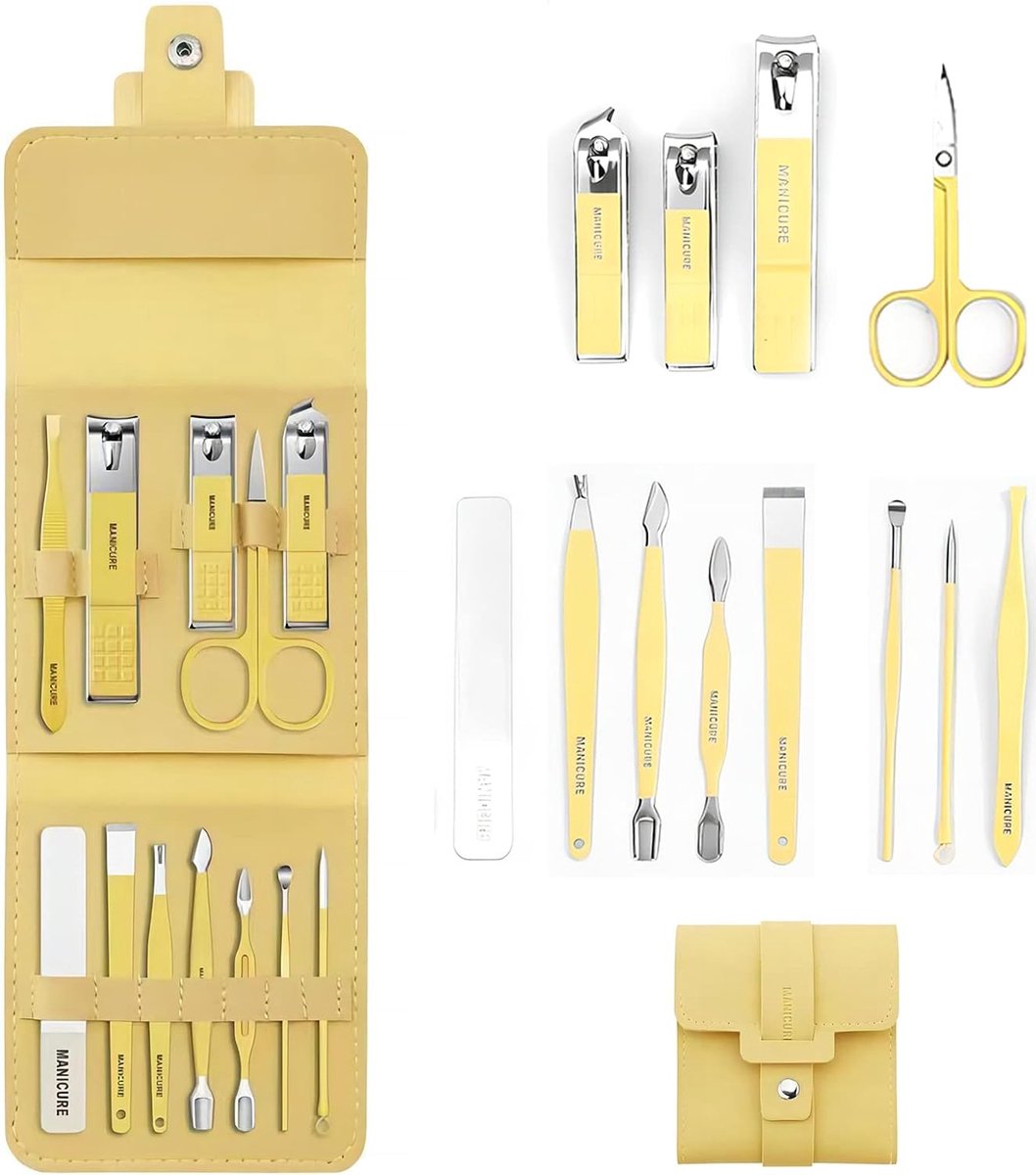 Sensation luxury  12 Pieces Manicure Set Sun