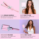 MERMADE HAIR 32 mm Pro Waver - Pink - 4004