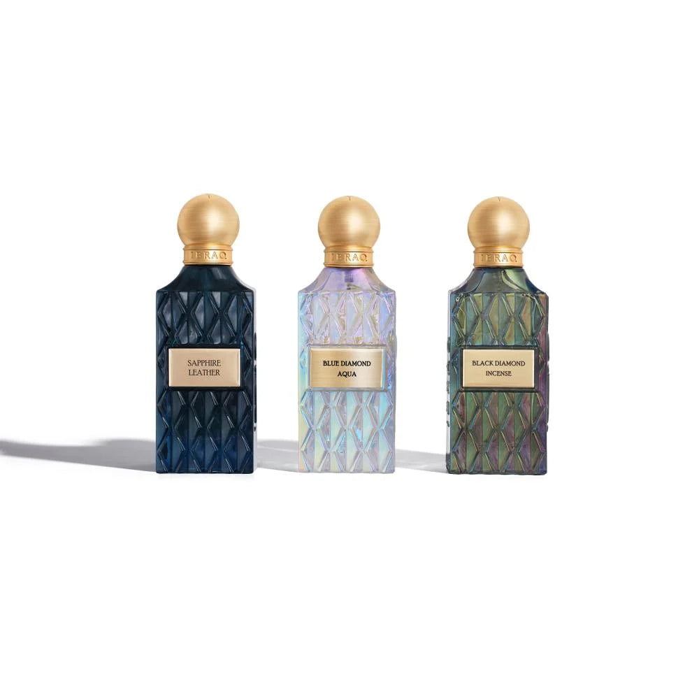ibraq Ibrahim Al Qurashi Ibraq Diamond Blue Box Eau du Perfum 2-75ml*3pcs
