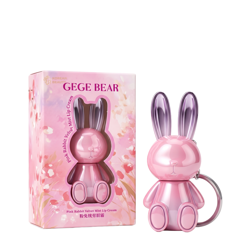 GEGE BEAR Pink Rabbit velvet mist lip cream 1.8g