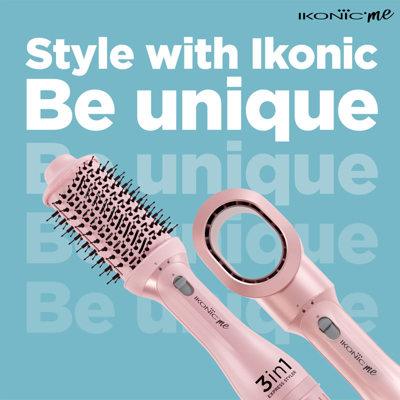 Ikonic 3 in 1 Express Styler- Pink