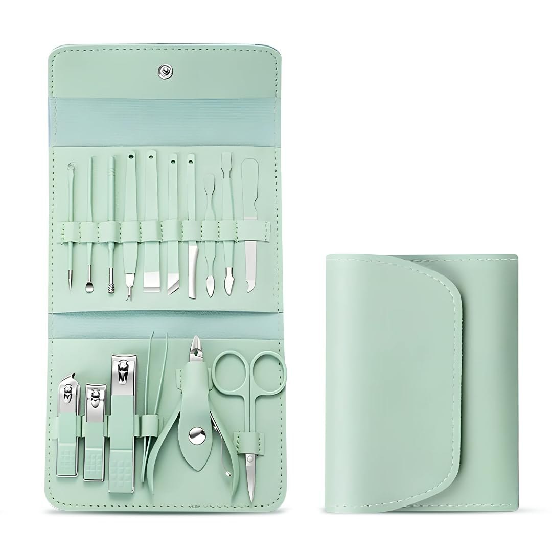 Sensation luxury Manicure Set Sea Foam 16Pcs