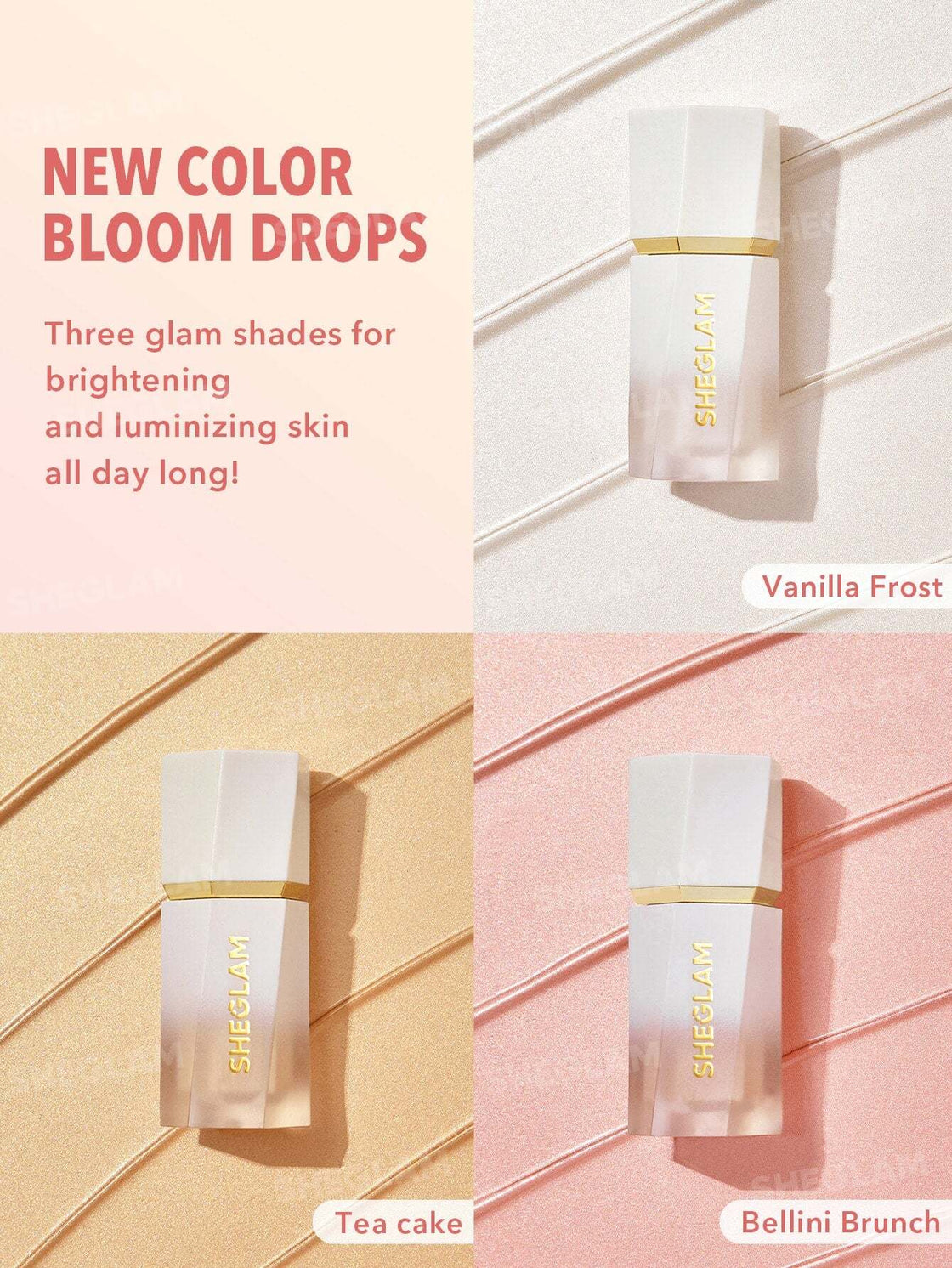 Sheglam Glow Bloom Liquid Highlighter in Vanilla Frost