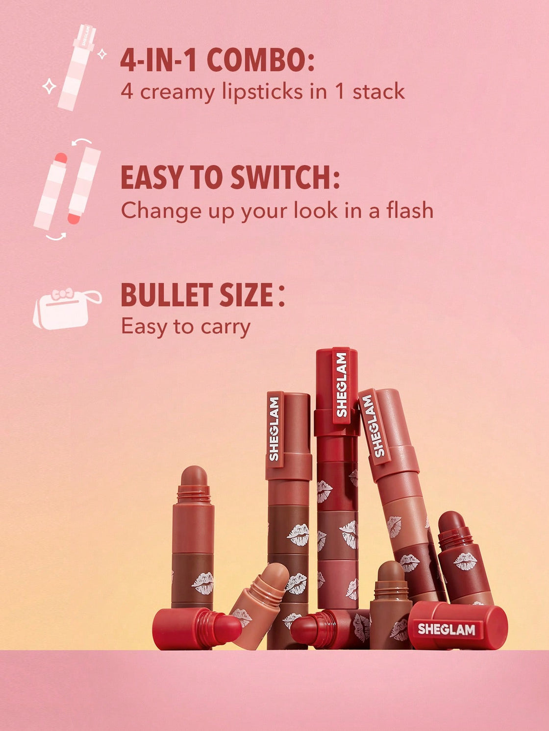 Sheglam Mega Lip Stacks