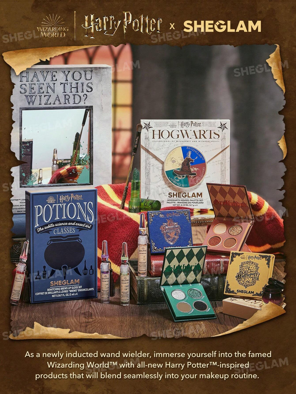 Sheglam Harry Potter Bewitching Brews Potions Lip Gloss 4pcs