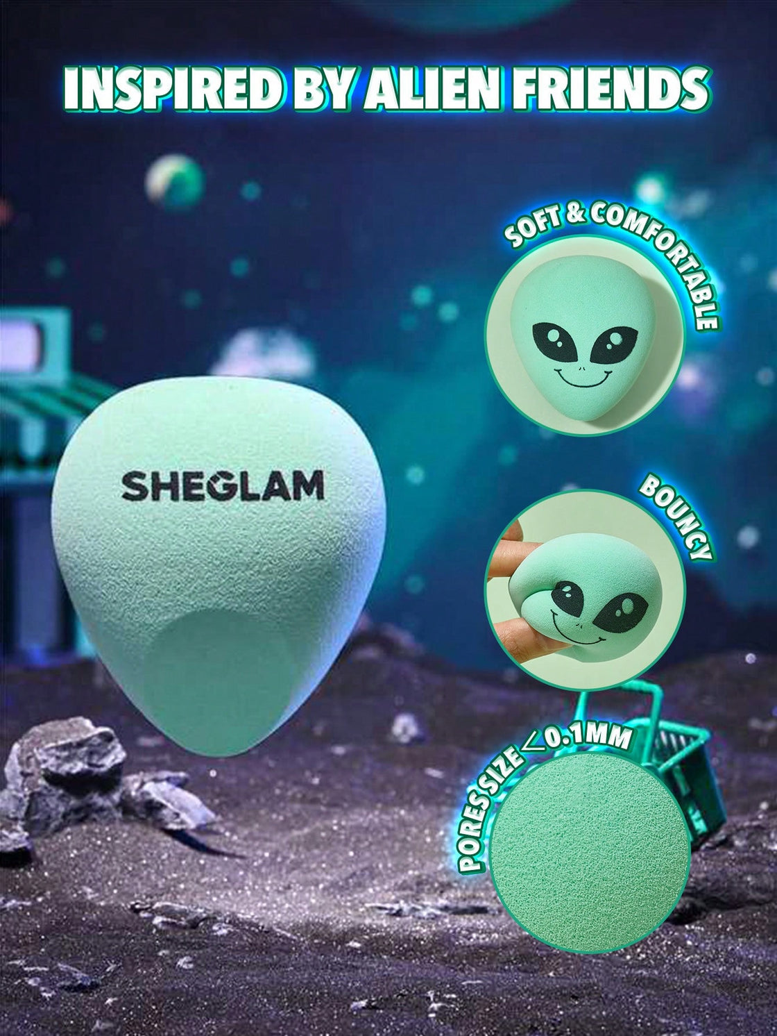 SHEGLAM INTERSTELLAR BEAUTY SPONGE