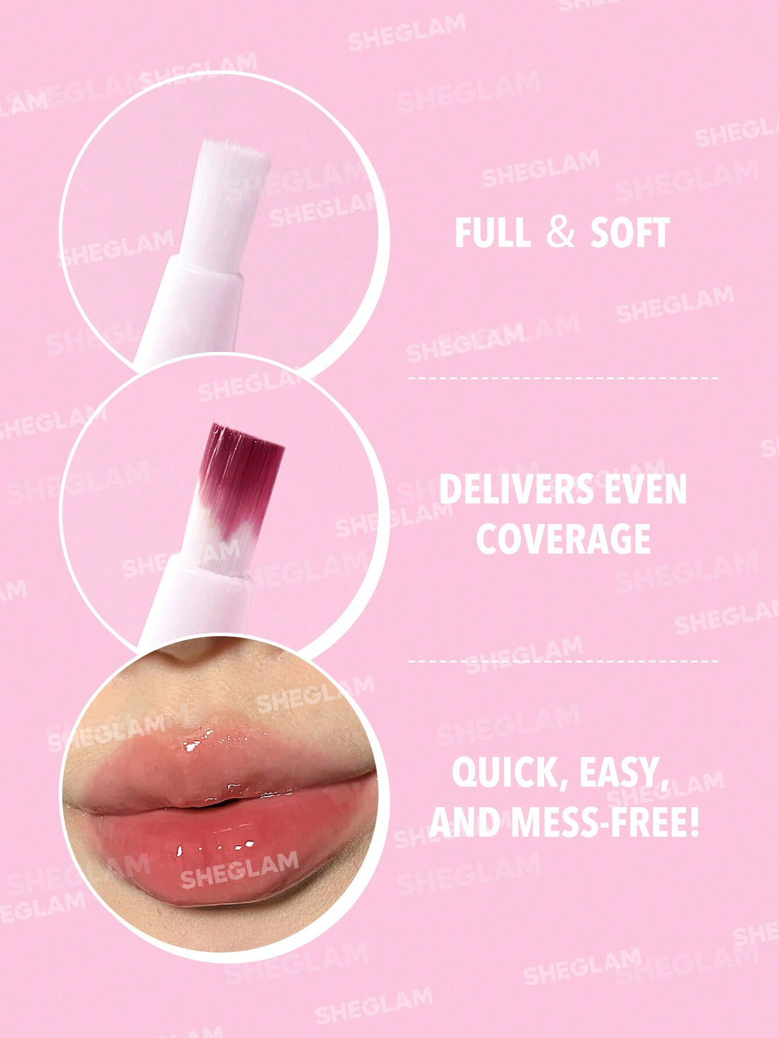 sheglam glow addict lip balm peach juice
