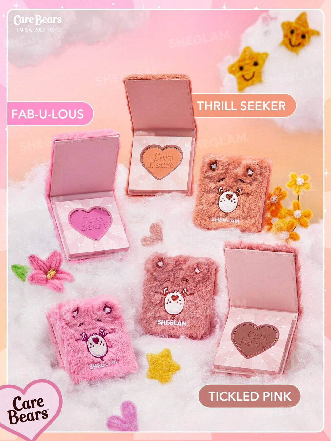 Care Bears x SheGlam Collection Set