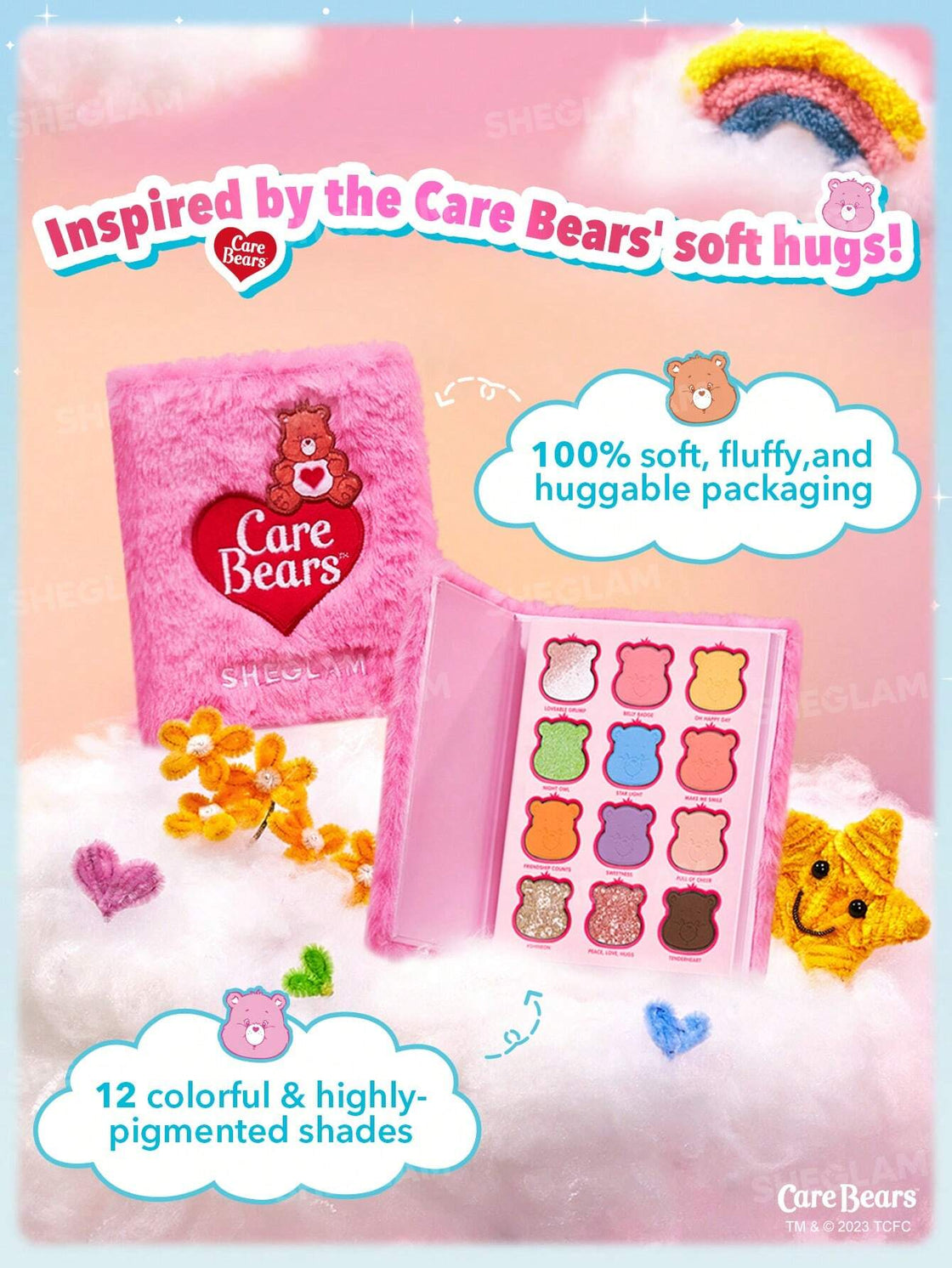 Care Bears x SheGlam Collection Set